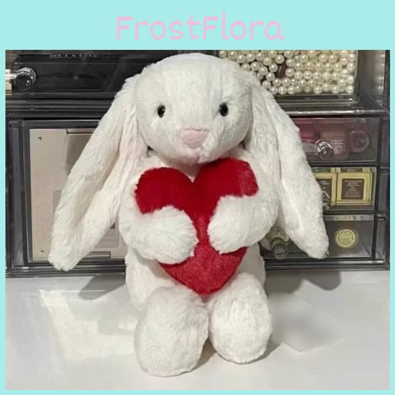 Jellycat Rabbit Plush Toy With Love Heart Design And Pp Cotton For Gift Children