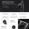 Оригинальное автомобильное зарядное устройство Xiaomi, 100 Вт, быстрая автомобильная зарядка, двойной порт USB-A, USB-C, автомобильное быстрое зарядное устройство для смарт-устройств CC07ZM