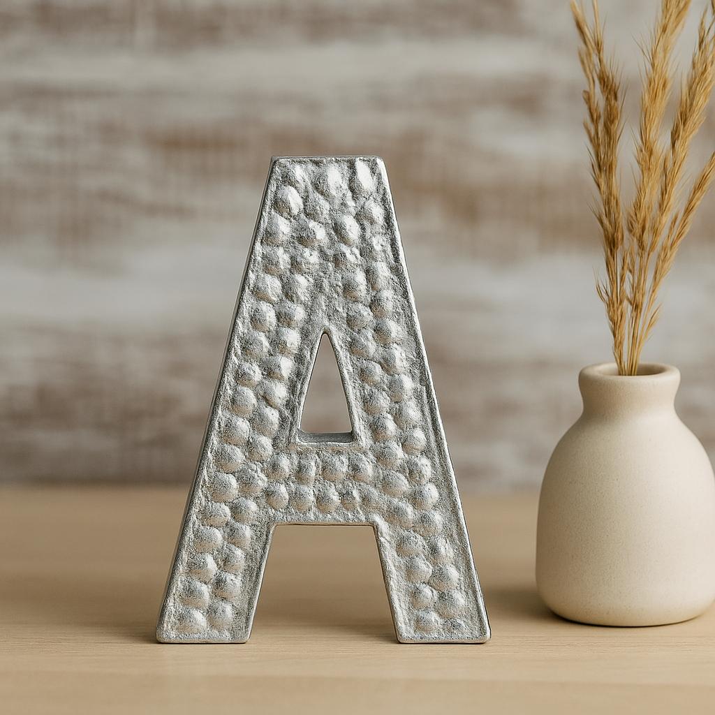 Aluminum Letter A Wall Decor