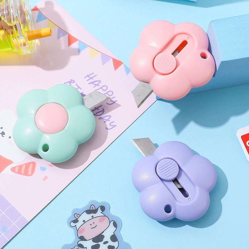 Студенческий портативный нож для цветочного искусства, диспенсер для резки бумаги, ремесленный нож, карманный нож, мини-милый