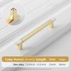Zinc Alloy Cabinet Pull Double-colors Drawers Pull  for Cupboard Dresser Closet
