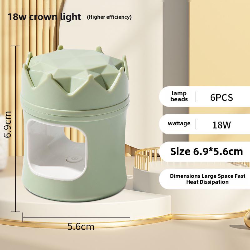 Портативная мини-лампа для отверждения ногтей - быстросохнущая ручная терапевтическая лампа