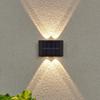 Solar Wall Lamp Outdoor Garden Lamp Waterproof Up and Down Luminous Lighting