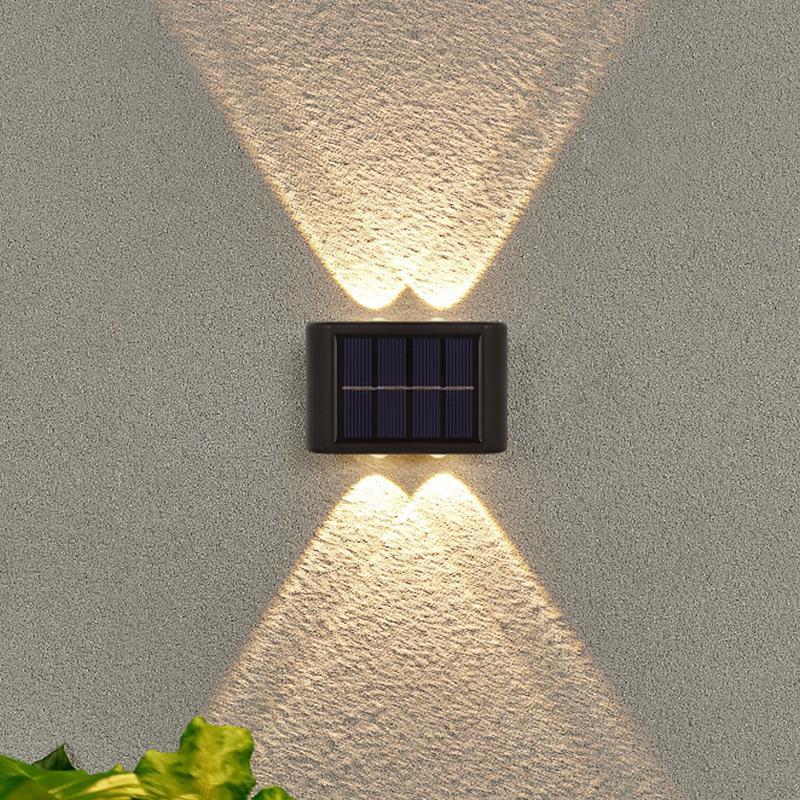 Solar Wall Lamp Outdoor Garden Lamp Waterproof Up and Down Luminous Lighting