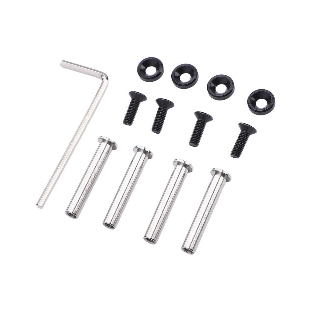 Винты для корпуса компьютера, вентилятора, CPU, крепления вентилятора охлаждения ПК, набор из нержавеющей стали с шайбами, анодирование цвета