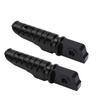 2pcs Motorcycle Front Footpeg Footrest T6063 Aluminum Alloy Anti Slip Rustproof Replacement for Aprilia GPR125