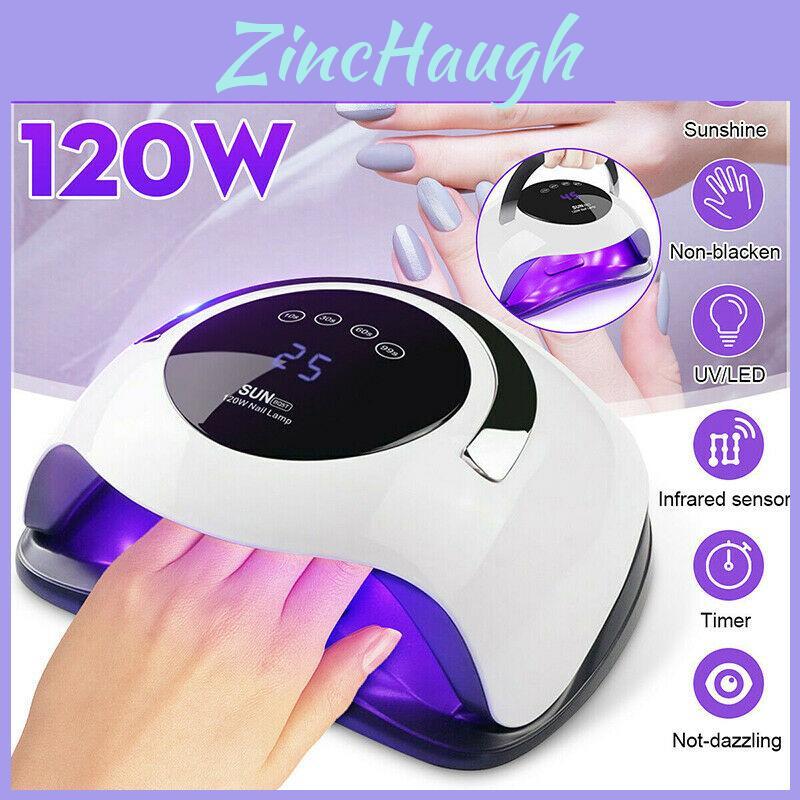 Powerful 120w Nail Dryer With Smart Auto Sensor And Four Timer Settings