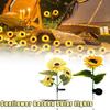 3 Head LED Solar Sunflower Waterproof LED Lights For Home Garden Patio Lawn Backyard Pathway Decoration