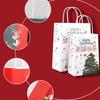 2pcs Cartoon Christmas Gift Bag Cute Packaging Bag Interesting Christmas Eve Candy Bag  Home