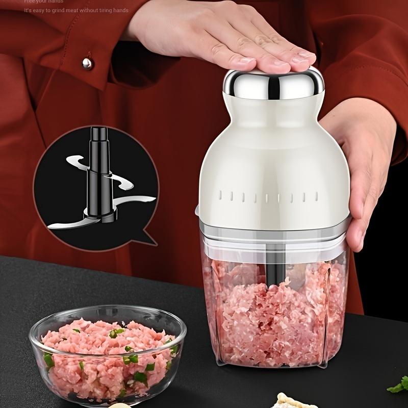 Мясорубка с принадлежностями, многофункциональный мини-кухонный комбайн, овощерезка с лезвиями для перемешивания, кухонный гаджет