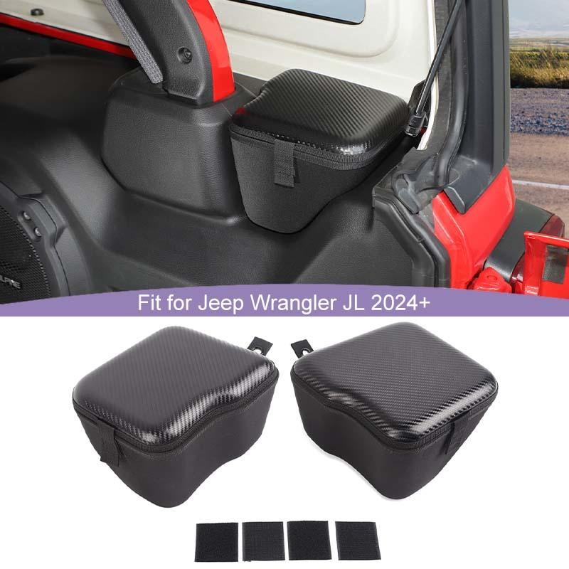 Боковой органайзер-контейнер для хранения в багажнике Для Jeep Wrangler JL 2024 и новее Аксессуары для укладки и порядка