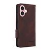 For iPhone 16 Case Hardware Decor Leather Phone Cover Card Holder Slots