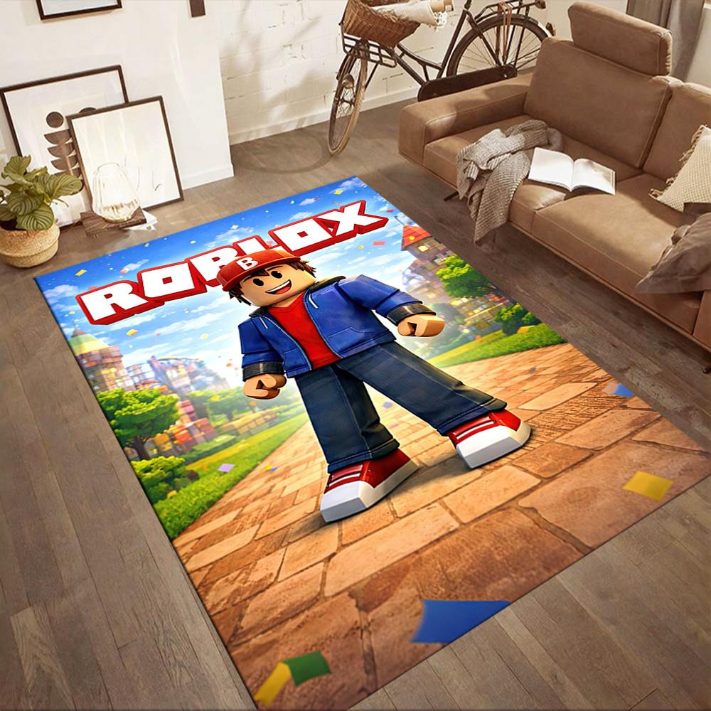 Ковры Roblox Virtual Arena Adventure Square — отличный выбор для гостиных, спален, домашнего декора и в качестве подарков.
