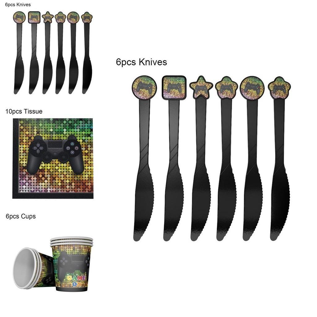 Набор принадлежностей для вечеринки в стиле «Игры» для незабываемого празднования дня рождения