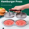 Burger Press Patty Maker Aluminum Alloy Hamburger Fish Patty Press Mold for Meat Beef Veggie Burger Grill BBQ Kitchen Tool