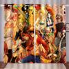 Штора One Piece Monkey D Luffy Мультяшная Новый Мир Анимированная Модная Подходит для Спальни Детской Взрослой Комнаты Декорации Подарки