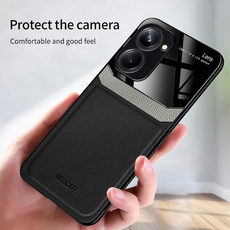 Для Vivo Y100i чехлы для телефонов роскошный кожаный текстурный противоударный чехол для Vivo Y100 задняя крышка Fundas для Vivo Y100/Vivo Y100i