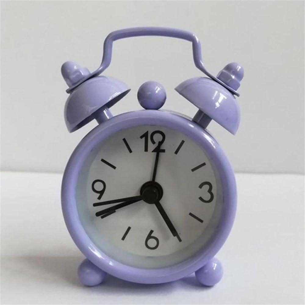 Home Decoration Electronic Cute Creative Table Clock Round Digital Quartz Clock Mini Alarm Clock
