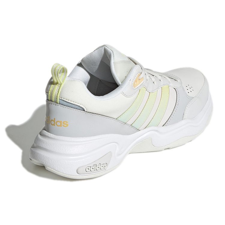 Adidas Neo Strutter Резина ТПУ Кожа Удобные Беговые Нескользящие Износостойкие Низкие Повседневные Кроссовки Женские Серо-синие GW2995