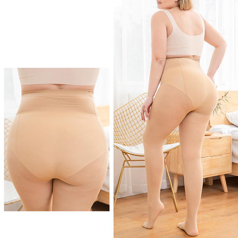 Женские эластичные колготки больших размеров