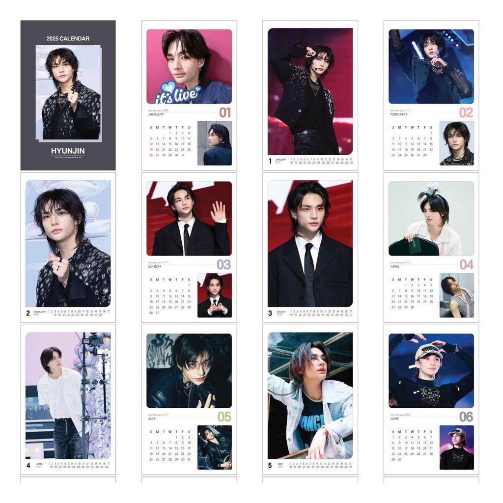 2025 Wall Calendar Wall [K-STAR Calendar] (Hyunjin)