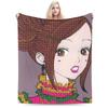 Nana Anime Manga Blankets Coral Fleece Plush Printed  Breathable Ultra-Soft Throw Blanket for Home Outdoor Rug Piece