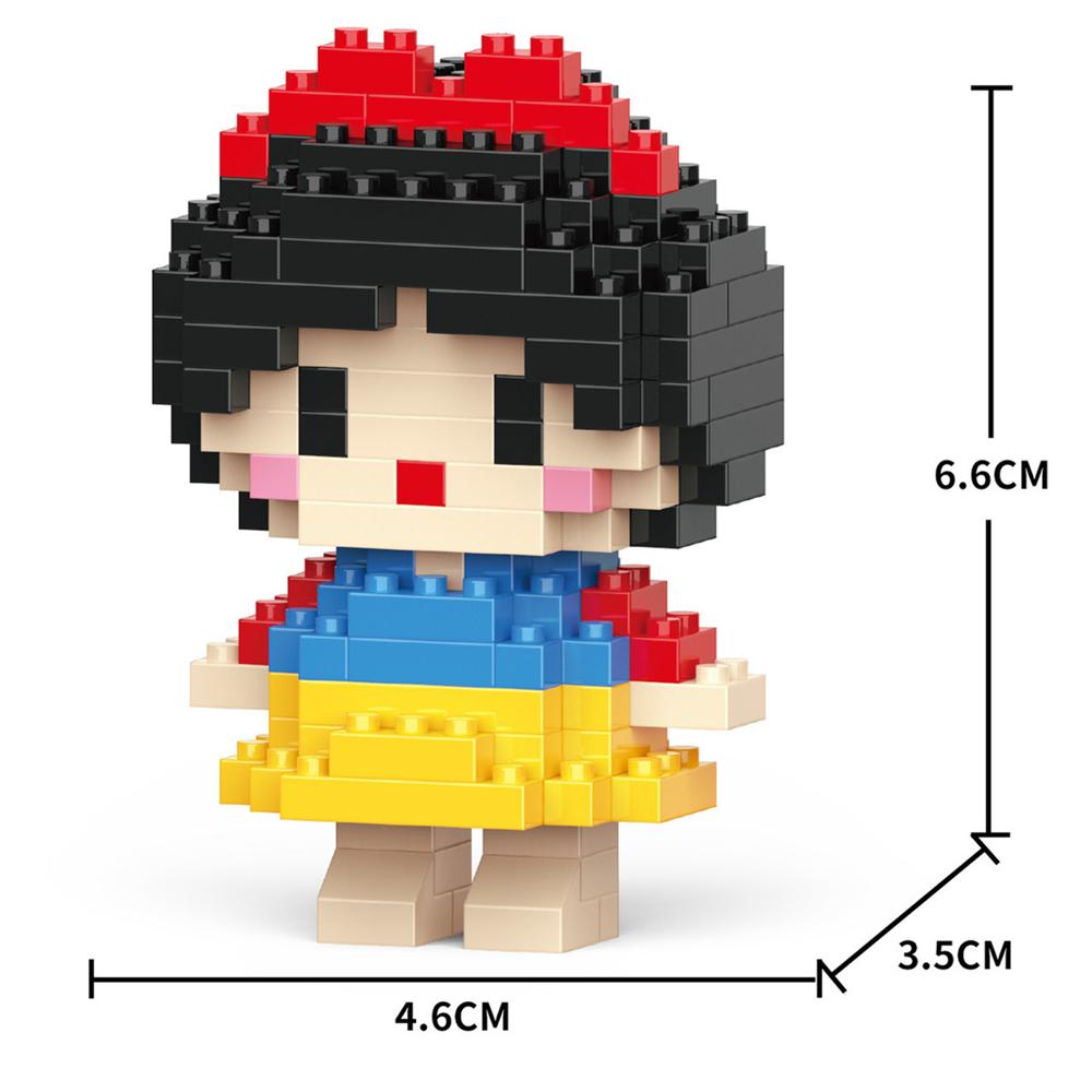 Cartoon Anime Blocks Kuromi My Melody Cinnamoroll Mouse Building Blocks Doll Toy Kids Birthday Gift