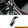 Real Carbon Fiber Inner Gear Shift Knob Cover Trim For Infiniti Q50 Q60 2014-19