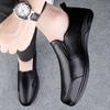 2024 New Men's Genuine Leather Casual Shoes All-match Wear-resistant Breathable Work Shoes Wedding Party Dress Shoes