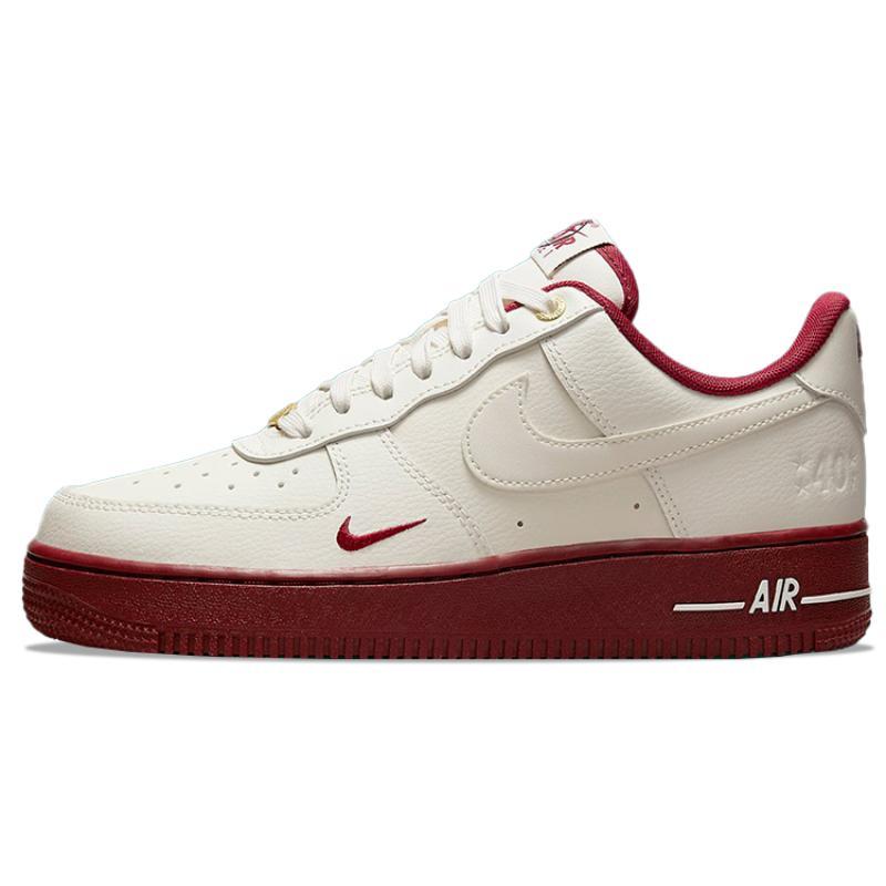 Nike Air Force 1 '07 Se '40th Anniversary Sail Team Red' Women's Sneakers DQ7582-100