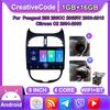 Автомобильный радиоприемник для Peugeot 206 206CC 206SW 2000-2016 Citroen C2 2004-2008 плеер Android WIFI GPS навигация стерео 2din 1 + 16 ГБ