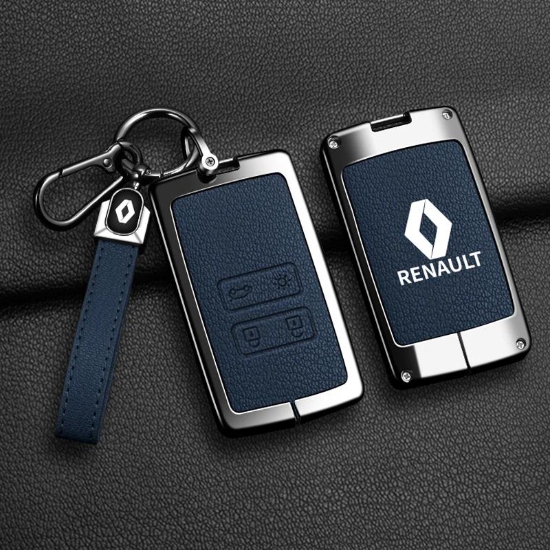 2026 Hot For Renault Interior Stickers Zinc Alloy Car Key Case Cover Shell For Renault Scenic Clio Laguna 2 3 4 5 Kangoo Fluence