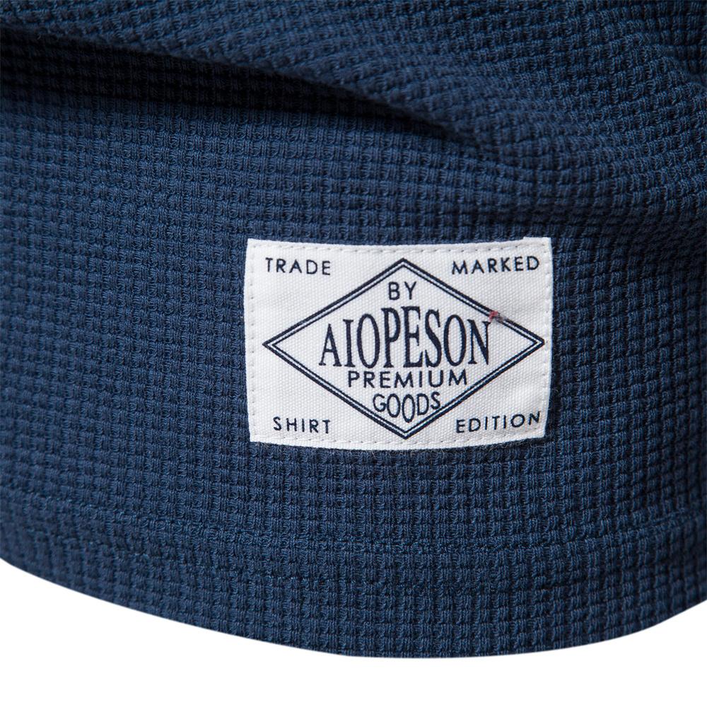 AIOPESON сплошной цвет вафельные футболки для мужчин повседневные брендовые качественные мужские футболки с короткими рукавами новые летние модельерские топы мужские