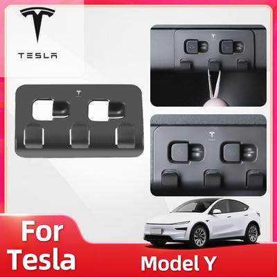 Автомобильная наклейка для Tesla Model Y 2020-2025 Крючок Кронштейн Крючок багажника Боковая кнопка Крючок Аксессуары Инструменты Модификация автомобиля