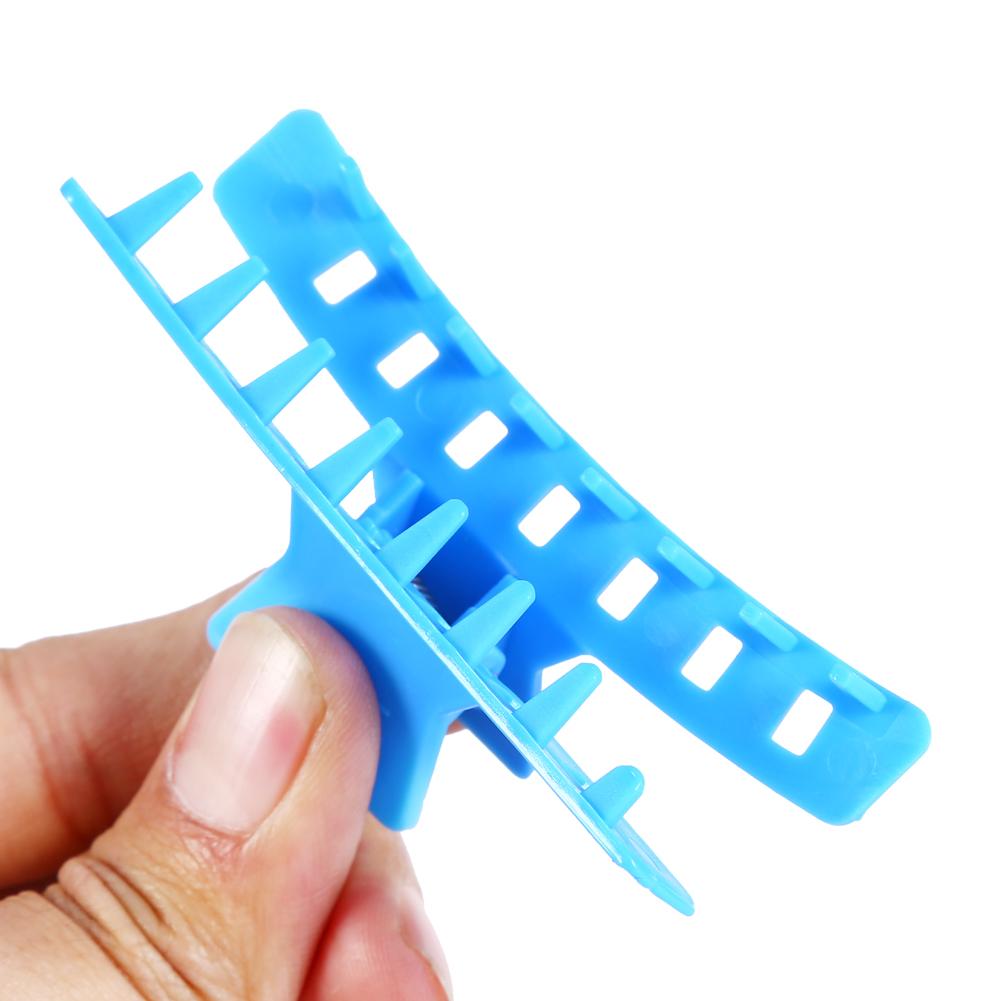 12PCS Salon Plastic Hair Claw Clip Clamps Hairpin Hairdressing Styling Accessories Tools