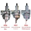 PZ27 Carburetor for Honda CG/XL 125CC-175CC ATV Motorcycle with Pull Cable Choke