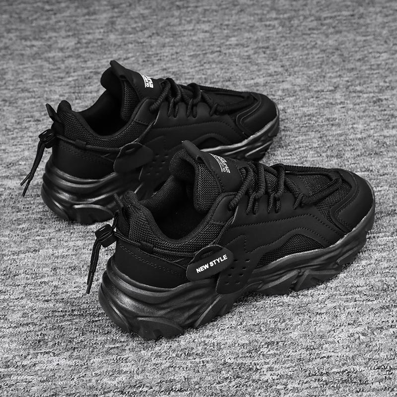 New Men's Comfortable Outdoor Sports Shoes Summer Mesh Shoes Mesh Ventilated Thick Soled Daddy Shoes Men's Shoes Sneakers