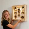 Набор «Сделай сам» Мини-музей: коробка-силуэт со светом, фоторамки «Мини-музей» с выпускными шапочками, витрина для воспоминаний для выпускников