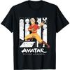 Аватар Легенда об Аанге Футболка с монтажом персонажей