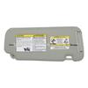 Левый серый солнцезащитный козырек для Nissan Murano 2009-2014 (Деталь 96401-1AA1B)