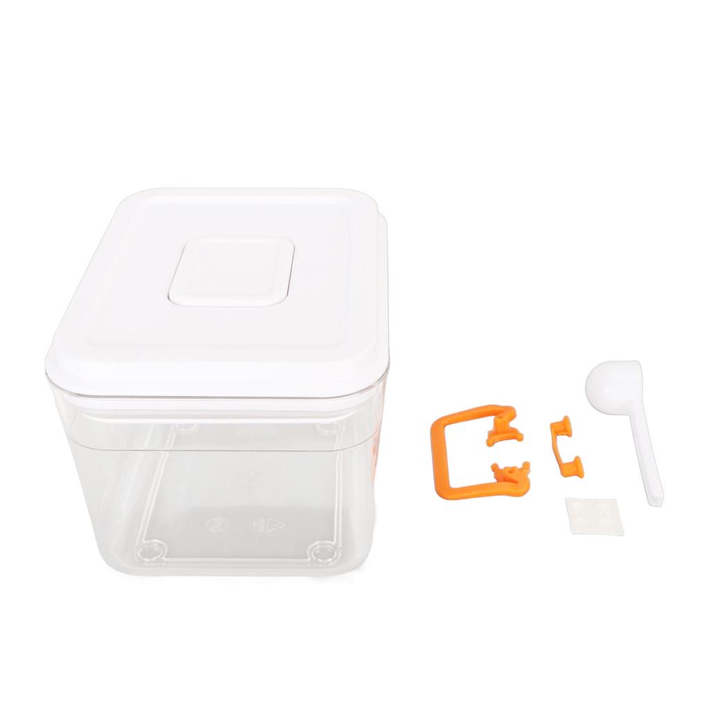 Food Storage Container Leakage Proof Airtight Food Organizer with Push Switch Lid for Grain Rice Flour Sauce 1000ML