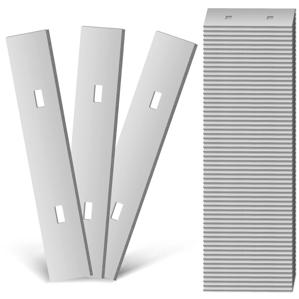 60 шт. Белые лезвия для бритвы Лезвия из нержавеющей стали Инструмент-скребок Лезвия для скребка Удаление этикеток