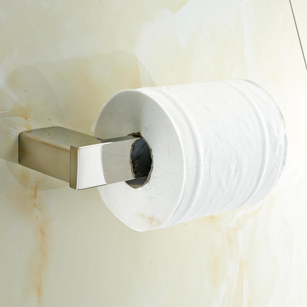 Bathroom Accessory Set High Quality 304# Stainless Steel 4pcs - Tower Bar Hook Toilet Paper Holders Towel Holder