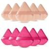 10 Pieces Powder Puffs Triangle Cosmetic Powder Puff Reusable Powder Sponge Makeup Foundation Sponge For Face Powder Makeup Tool