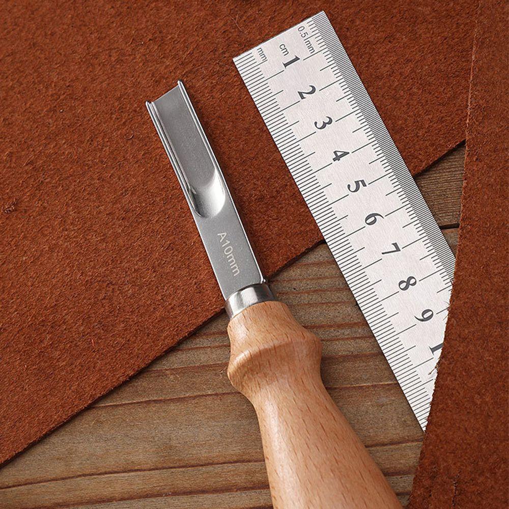 Handmade Edge Beveler Tailoring Cutting Tool Keen Edge Leather Skiving Skiving Trimming