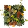Панель для стены из искусственных растений DIY Панель «Вечная жизнь» Защита от УФ-излучения Искусственный ковер из эвкалипта 25*25 см Прочная искусственная трава папоротника