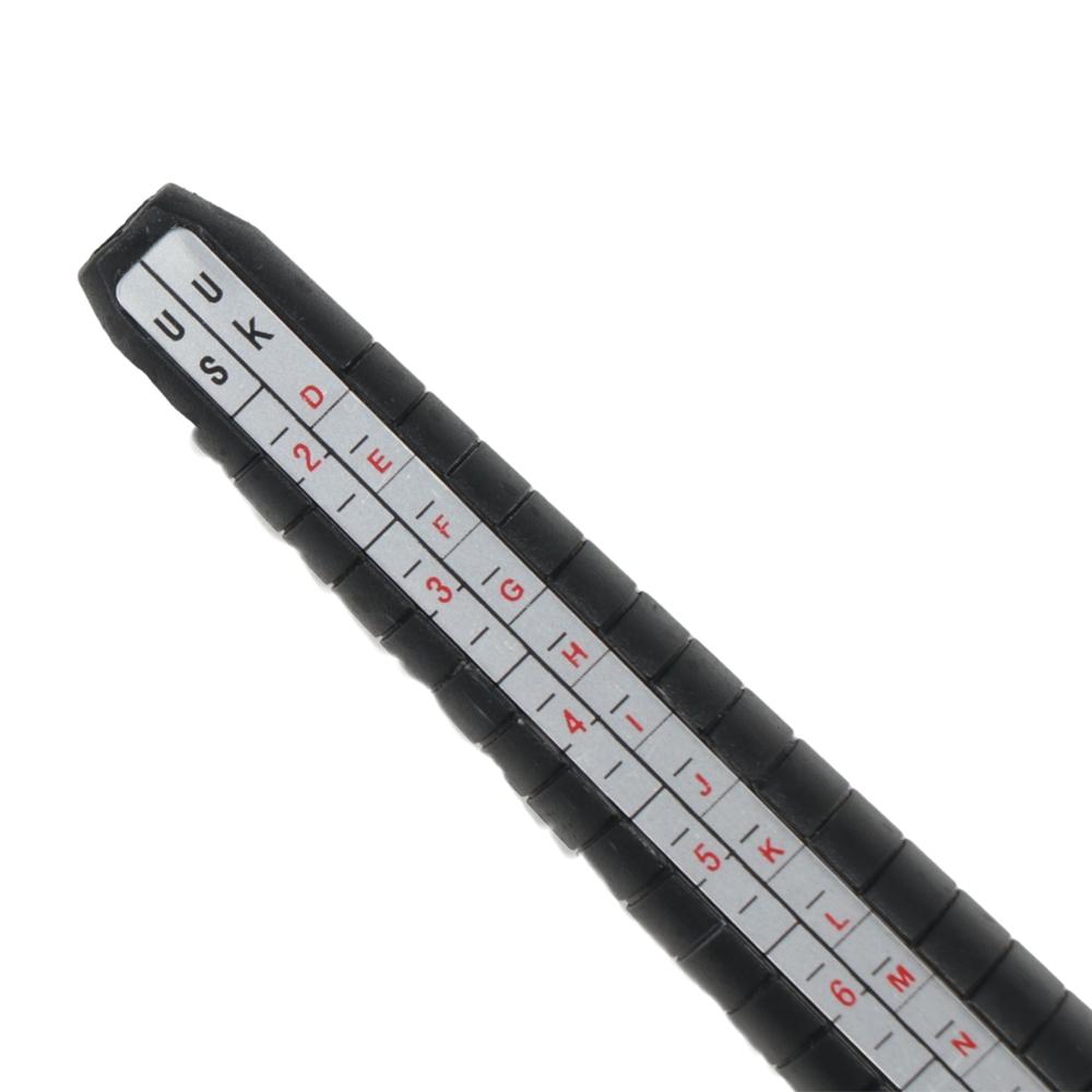 US Size DIY Plastic Measuring Measurement Stick Ring Mandrel Finger Gauge Ring Sizer Gauge Tool
