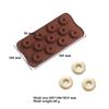 Dense Thread Ring Chocolate Silicone Mold Olive Diamond Love Mousse Complementary Steamed Cake Mold Cake Baking