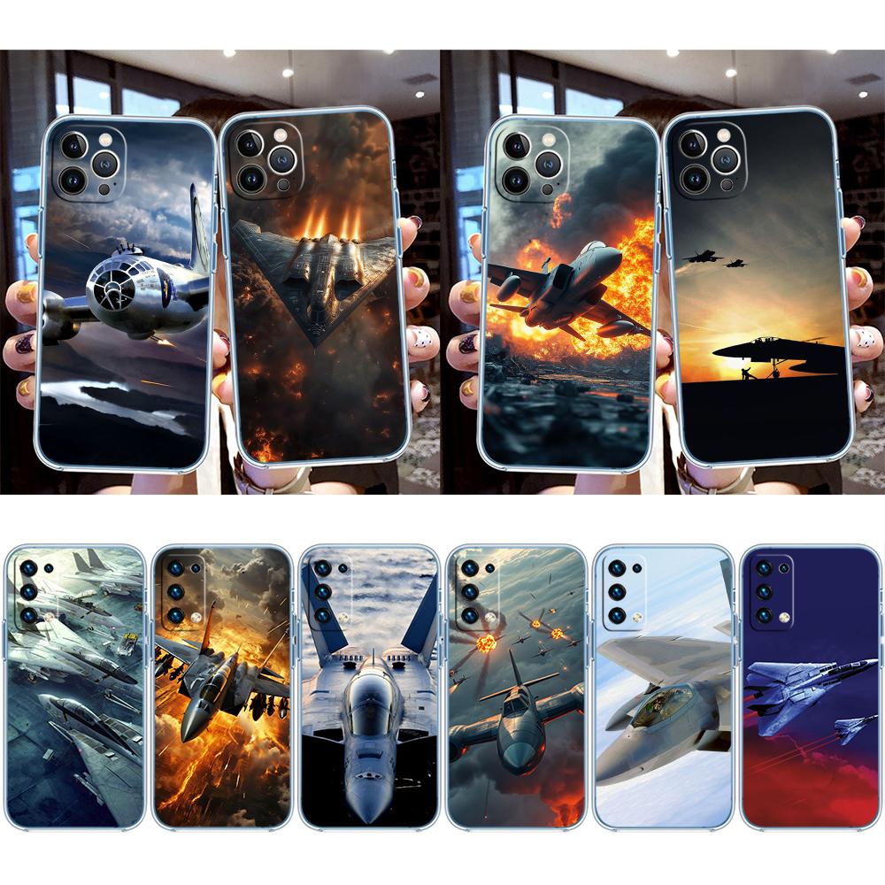RE56 Strategic bomber aircraft Transparent Phone Case for Samsung Galaxy A04 A04S A14 A23 A34 A54 M23 M33 M52 M53