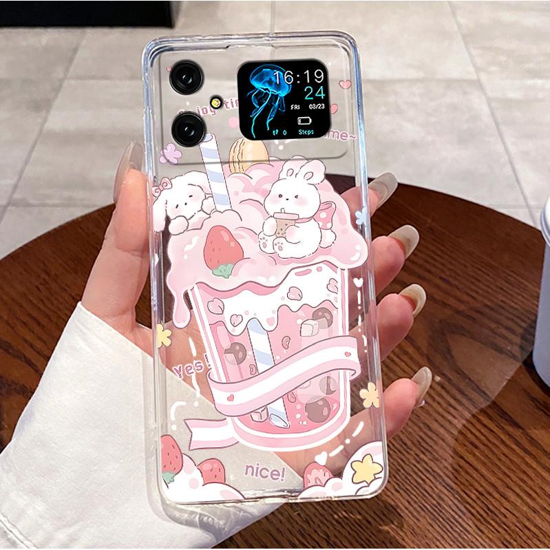 Ins New Fashion Phone Case For Cubot A20 Clear Soft Case Funy Fluffy Kitten Silicone Shockproof Cover For Cubot A20 Casing